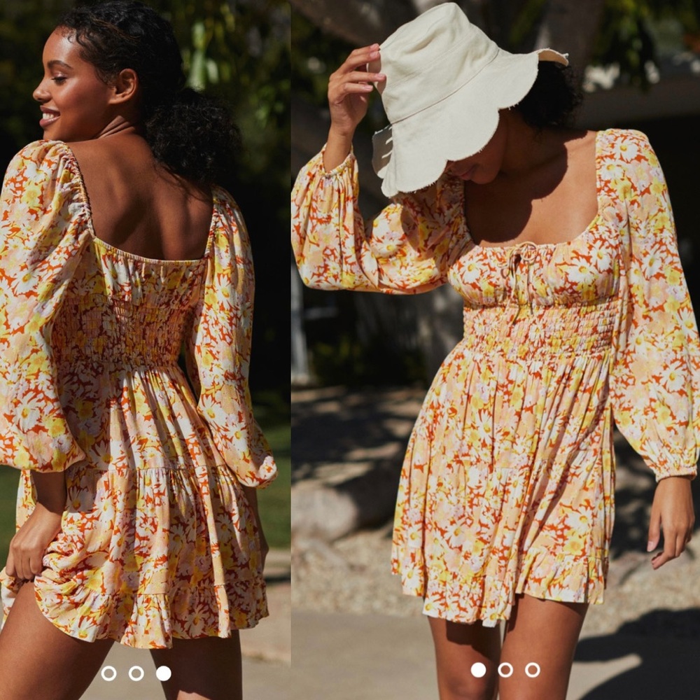 Anthropologie Long Sleeve Mini Dress